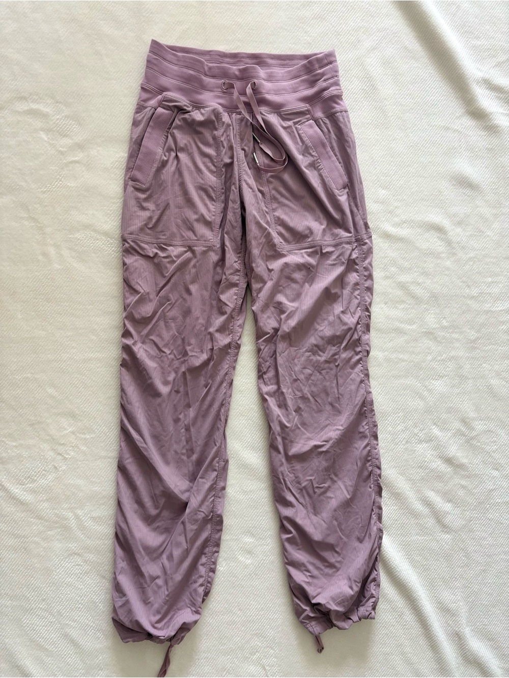 lululemon athletica mauve drawstring joggers